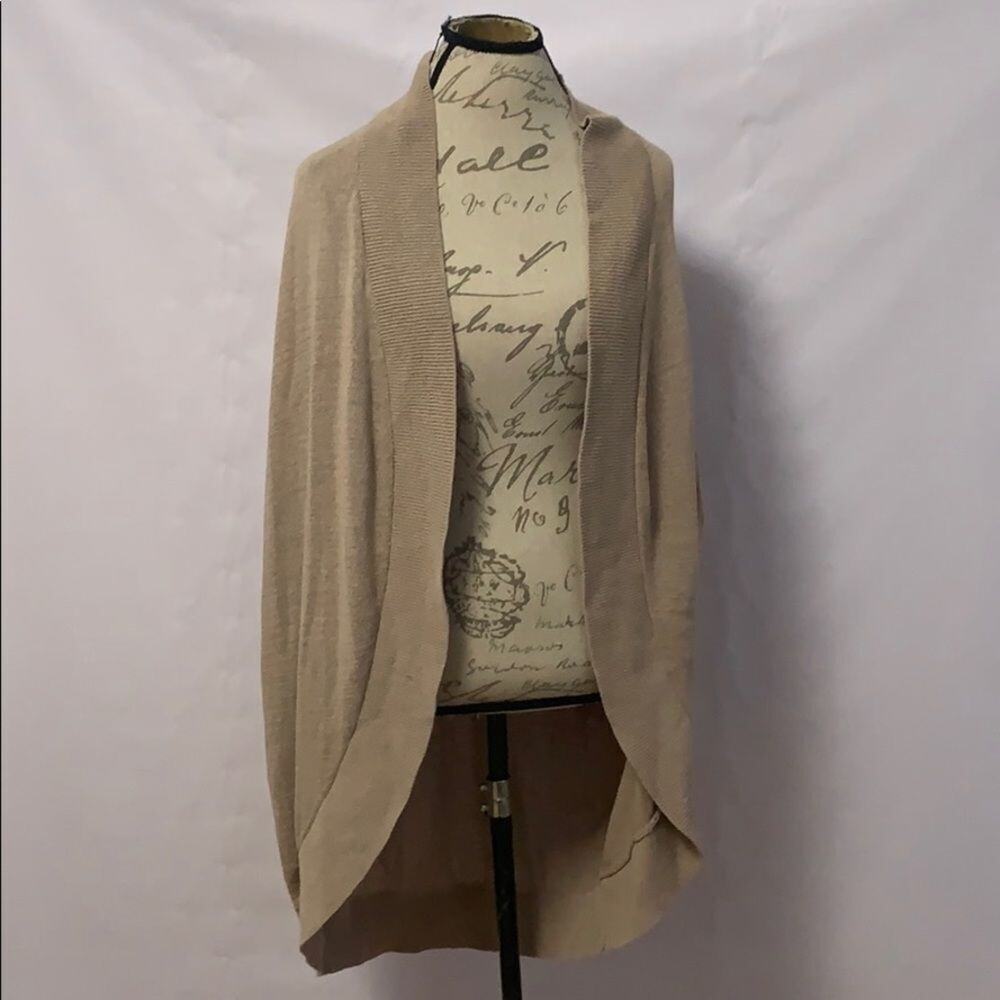 LOU & GREY OPEN CARDIGAN SWEATER SIZE S